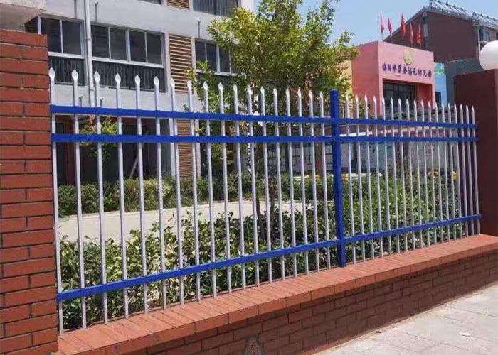 南昌学校幼儿园锌钢围栏护栏工程案例